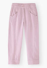 Cropped trousers, Pale lilac, webstill