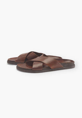 Cross-front sliders, Mahogany, webstill
