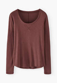 Scoop-neck top, Grape, webstill