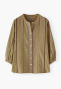 Loose-fit shirt, Khaki olive, webstill