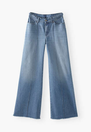 Flared jeans, Authentic wash, webstill