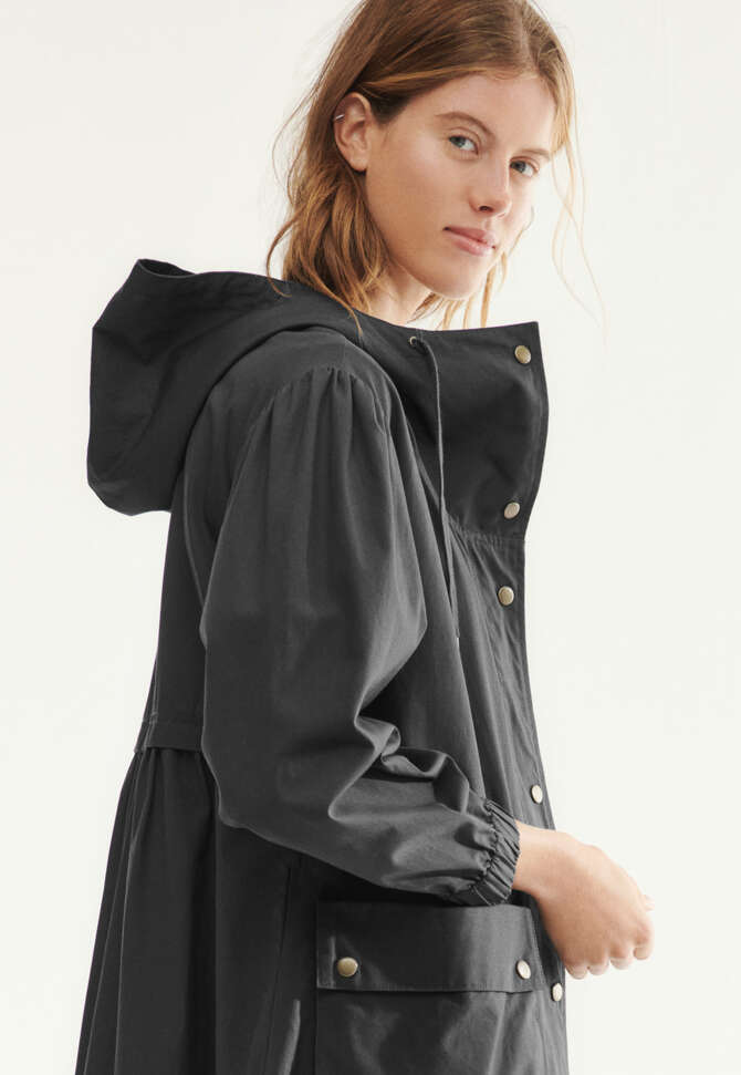Water-resistant parka, Charcoal, completeTheLook