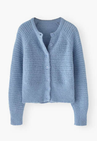 Button-through cardigan, Sky blue, webstill