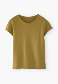 Jersey T-shirt, Olive ochre, webstill