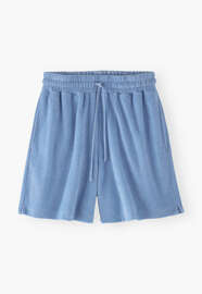 Towelling shorts, Cornflower, webstill
