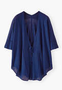 Knitted kimono cardigan, Ink, webstill