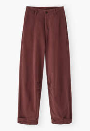 Adjustable-hem trousers, Dusty chilli, webstill