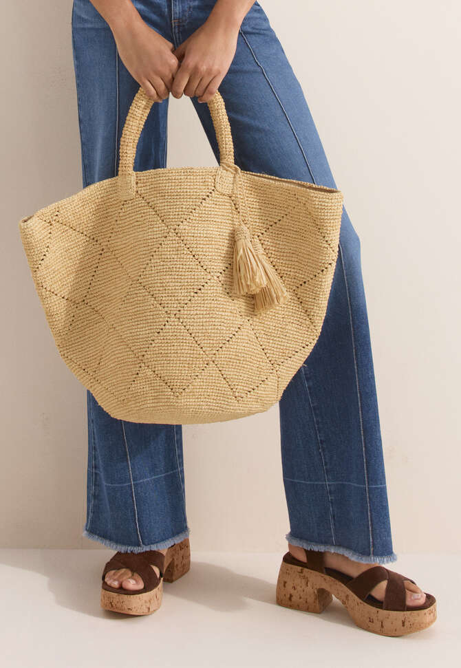Basket bag, Natural, completeTheLook