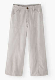 Wide-leg trousers, Light grey, webstill