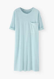 T-shirt dress, Ice blue, webstill