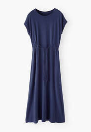 Jersey dress, Dark navy, webstill