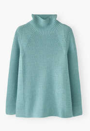 High-neck sweater, Ocean, webstill