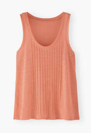 Pintuck vest, Peach pink, webstill