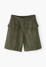 Safari shorts, Dark moss, webstill
