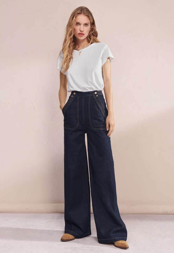 Jersey T-shirt, White, completeTheLook