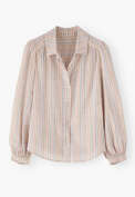 Striped blouse, Pearl rose, webstill