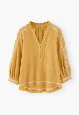 Embroidered blouse, Tuscan sun, webstill