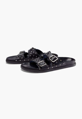Studded sandals, Deep blue, webstill
