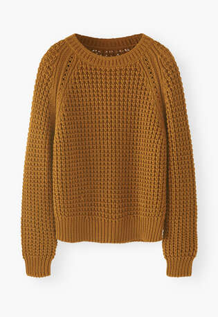 Raglan sweater, Golden brown, webstill