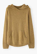 Relaxed hoodie, Dijon marl, webstill