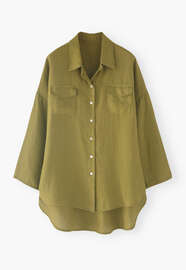 Oversized shirt, Lime, webstill