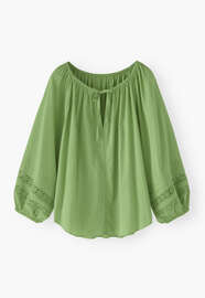 Gathered blouse, Apple, webstill