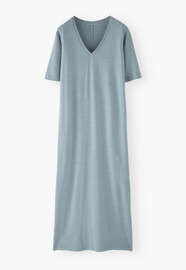 V-neck dress, Light sky, webstill