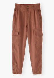 Cargo trousers, Dusty red, webstill