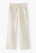 Cropped trousers, Ivory, webstill