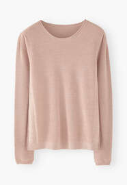 Flecked sweater, Soft rose, webstill