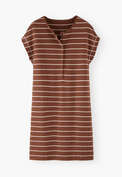 Striped jersey dress, Cinnamon, webstill
