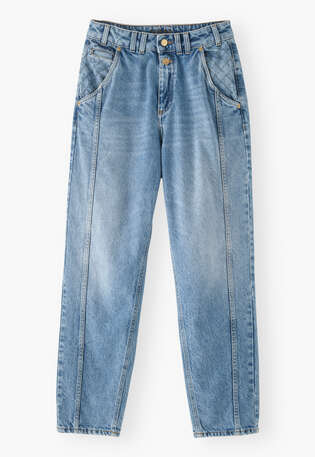 Tapered jeans, Light wash, webstill