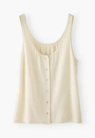 Button-through vest, Ecru, webstill