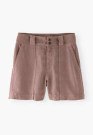 Contrast-fabric shorts, Dusty grape, webstill