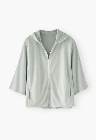 Zip-up hoodie, Ice, webstill
