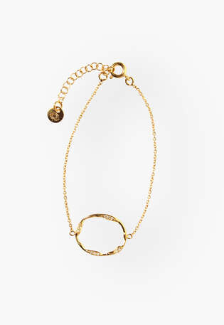 Circular bracelet, Gold, webstill