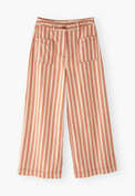 Striped trousers, Orange ecru, webstill