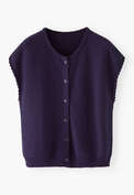 Button-front sweater, Deep indigo, webstill