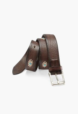 Dark brown belt, Dark brown, webstill