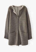 Knitted coat, Fawn, webstill
