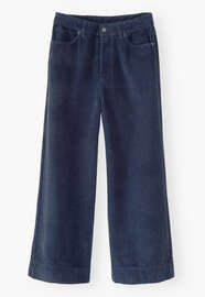 Wide-leg cord trousers, Denim, webstill