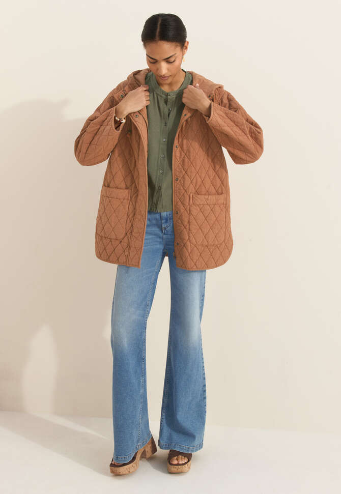 Quilted jacket, Cinnamon, completeTheLook