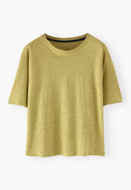 Boxy T-shirt, Yellow lime, webstill