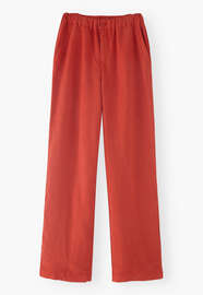 Wide-leg trousers, Red, webstill