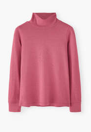 Roll-neck top, Dusty rose, webstill