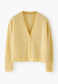 Striped cardigan, Lemon sky, webstill