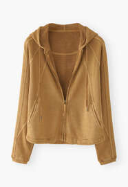 Zip-up hoodie, Dijon, webstill