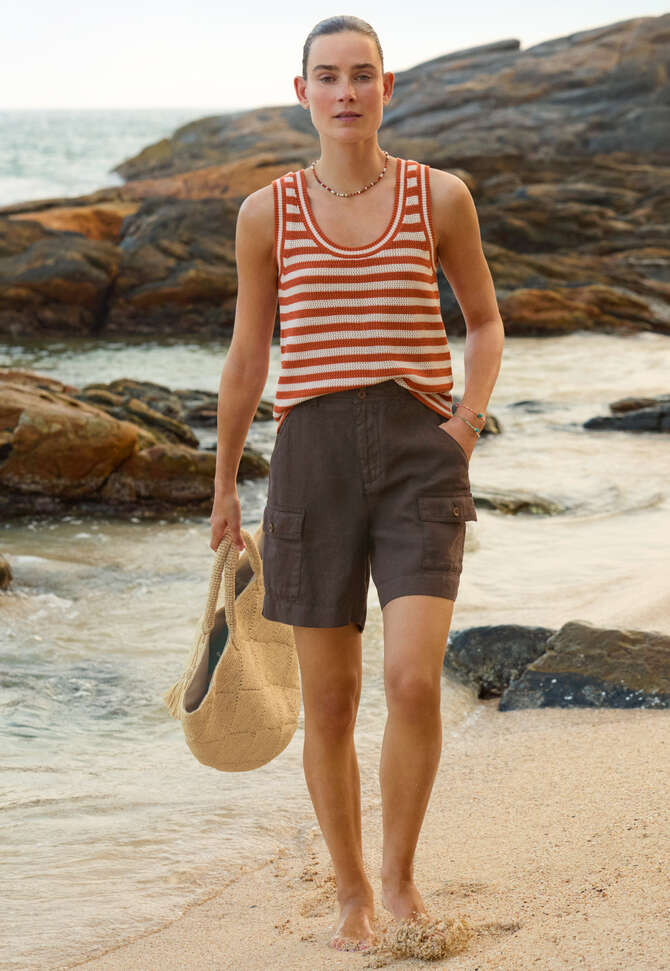 Utility shorts, Dark chocolate, completeTheLook