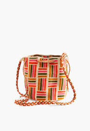 Crossbody bag, Pink orange, webstill