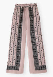 Printed trousers, Blush ink, webstill